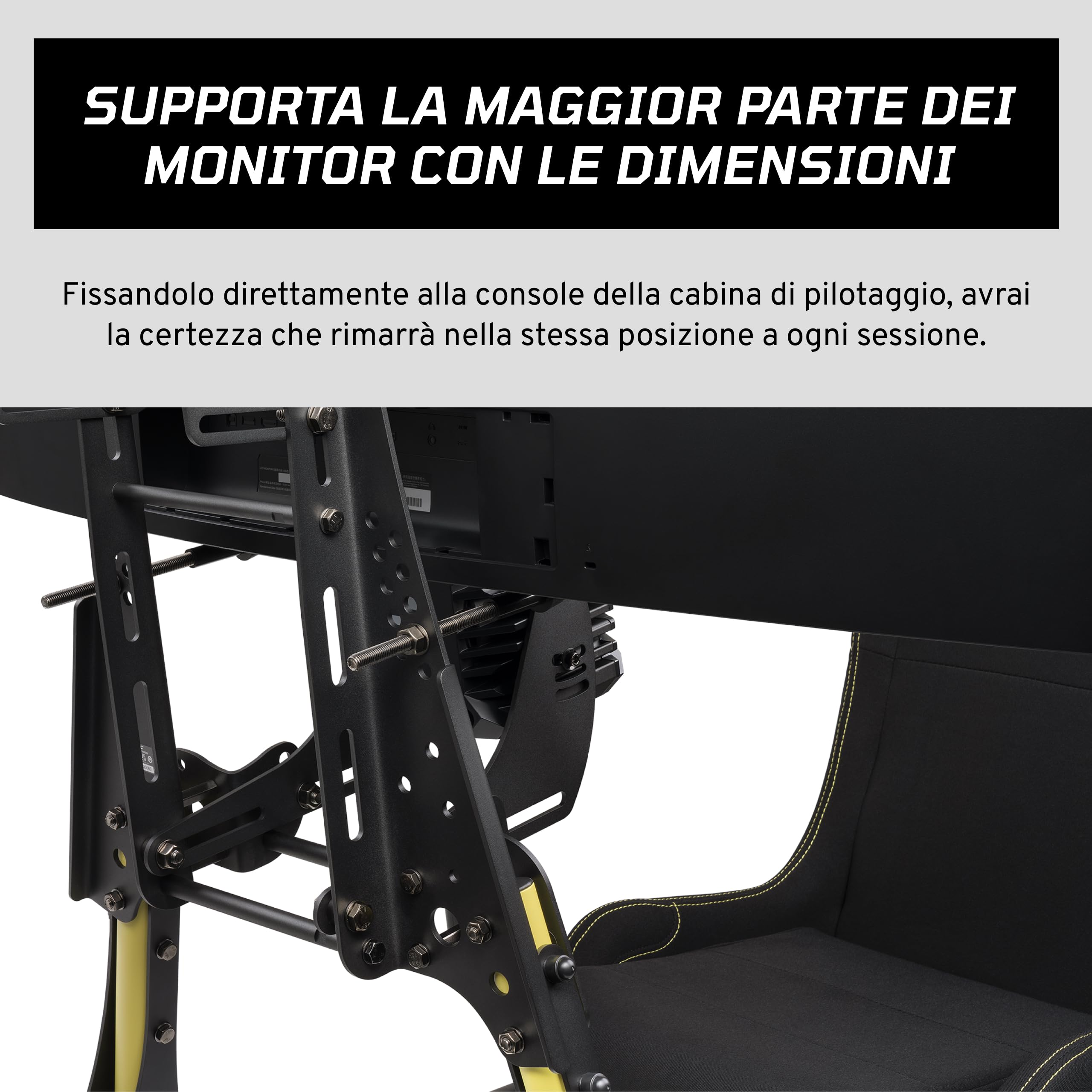 fanatec-csl-cockpit-supporto-monitor-regolabile-nero image 3