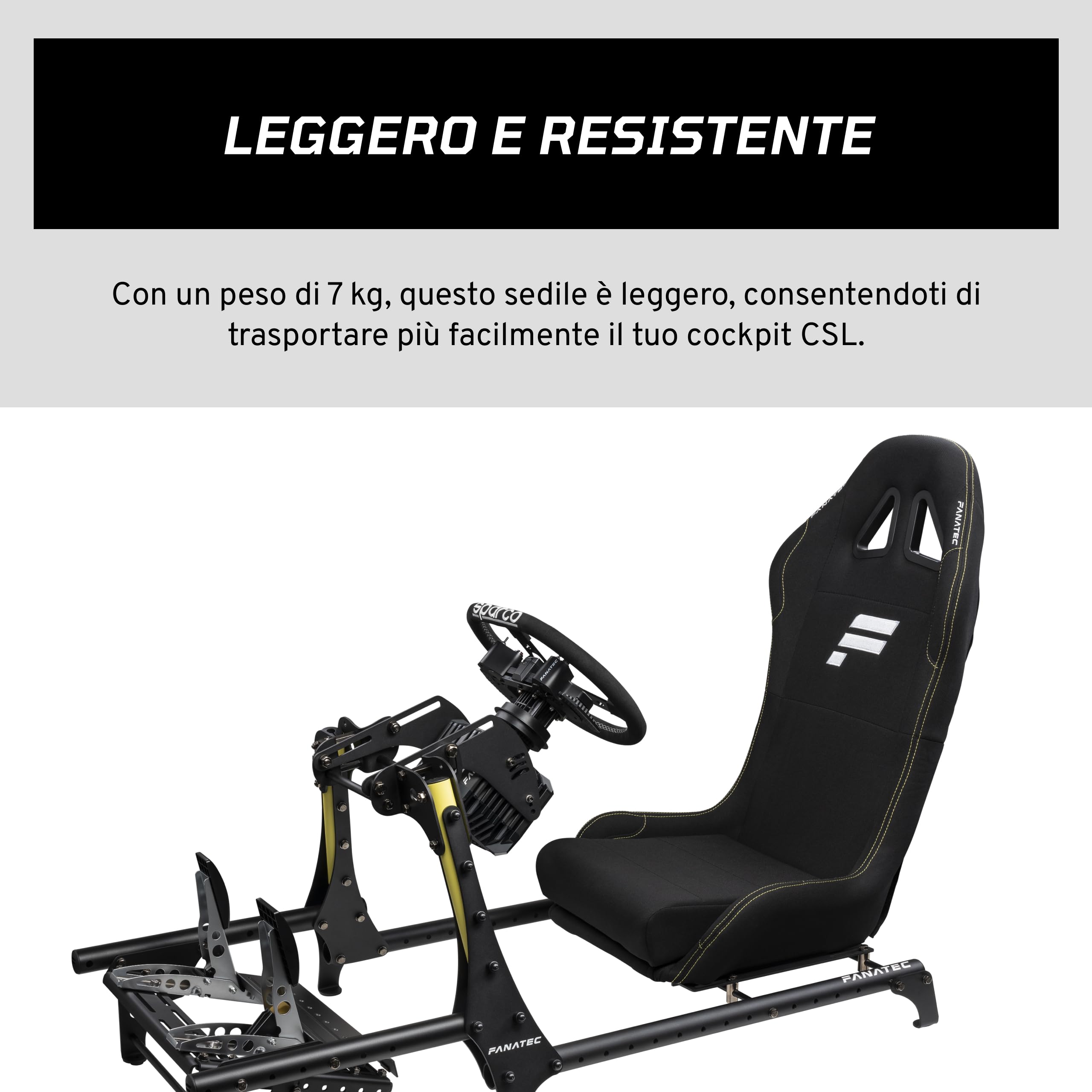 fanatec-csl-cockpit-seat-nero image 5