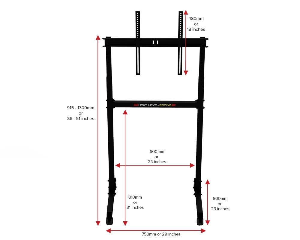 next-level-racing-supporto-monitor-singolo-autoportante-24-85 image 3