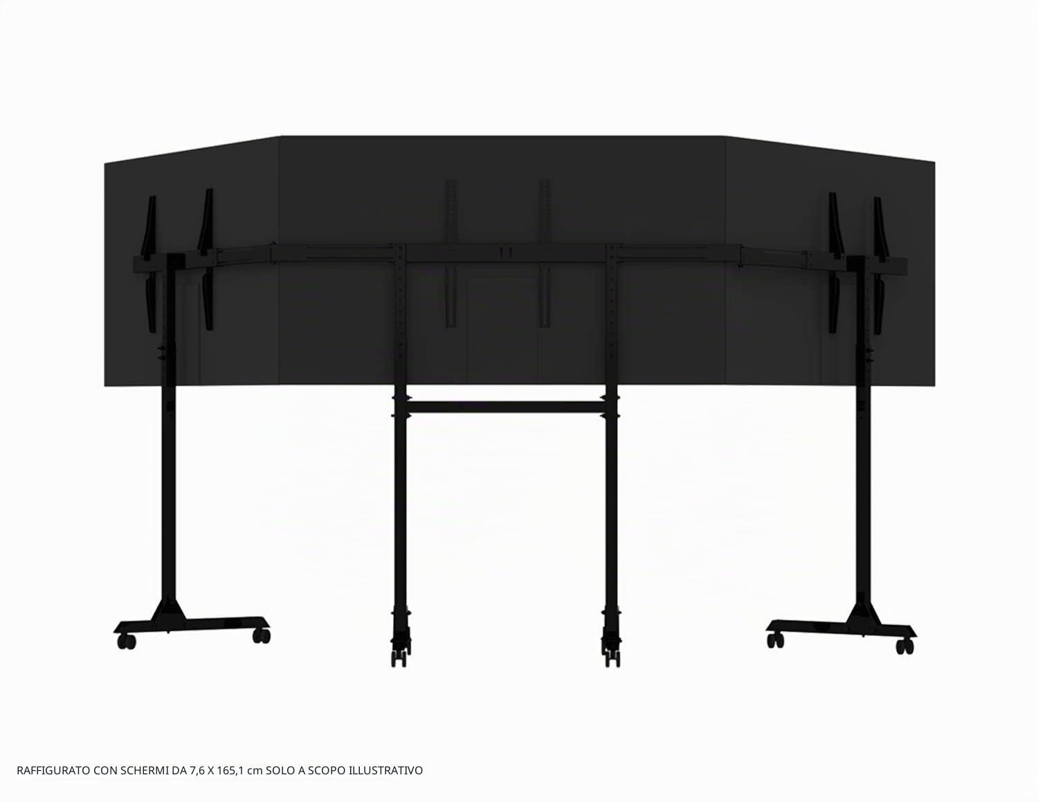 next-level-racing-free-standing-triple-monitor-stand-supporto image 5