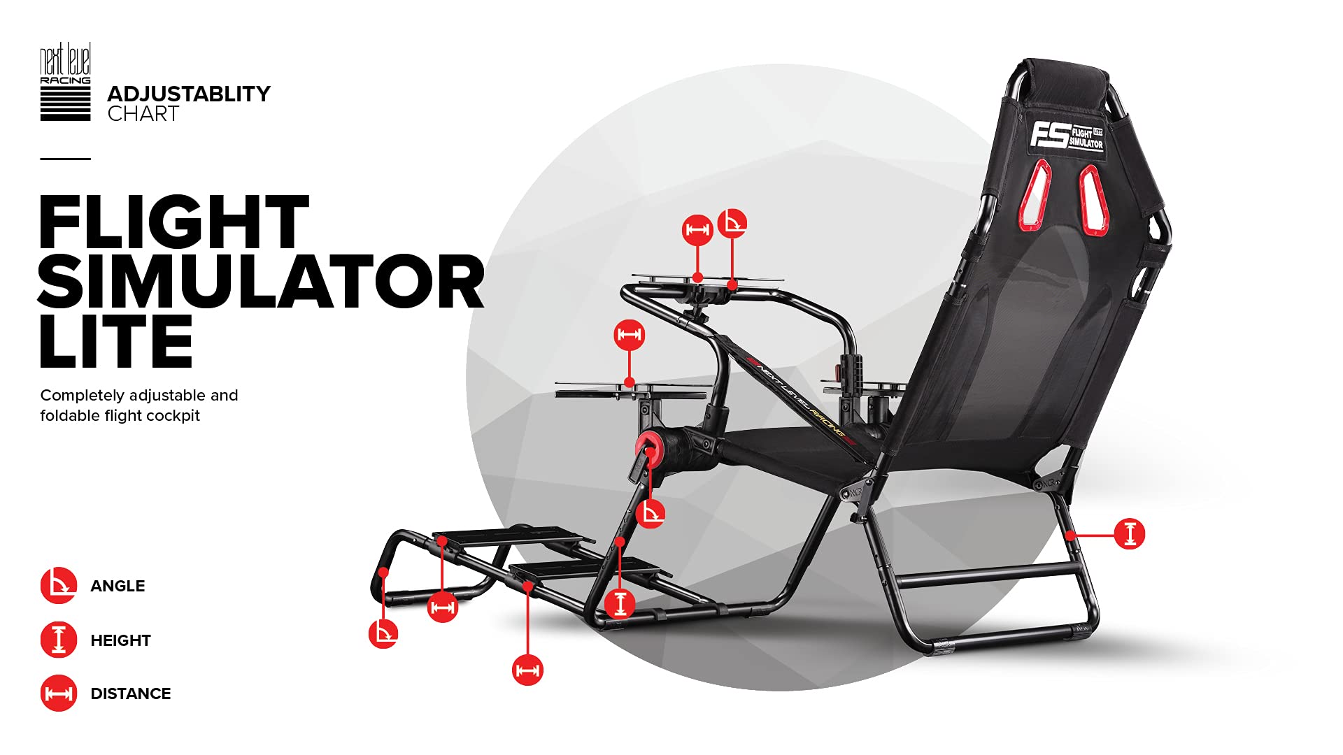next-level-racing-flight-simulator-lite-cockpit-pieghevole image 8