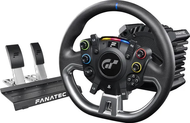 fanatec-gran-turismo-dd-pro-bundle-volante-direct-drive-ps5-ps4-pc-5nm image 1
