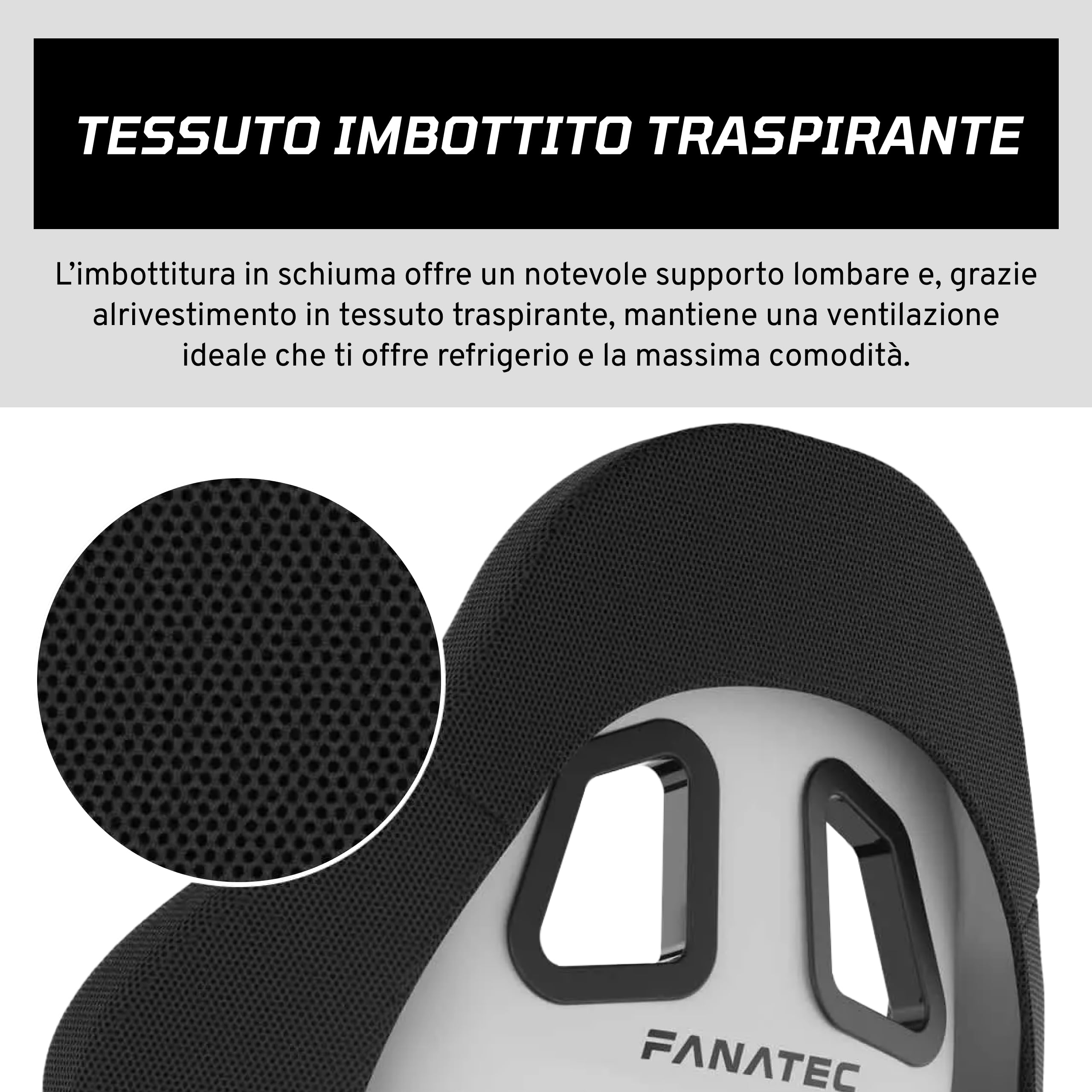 fanatec-clubsport-gt-sedile-racing-cockpit-bianco image 3