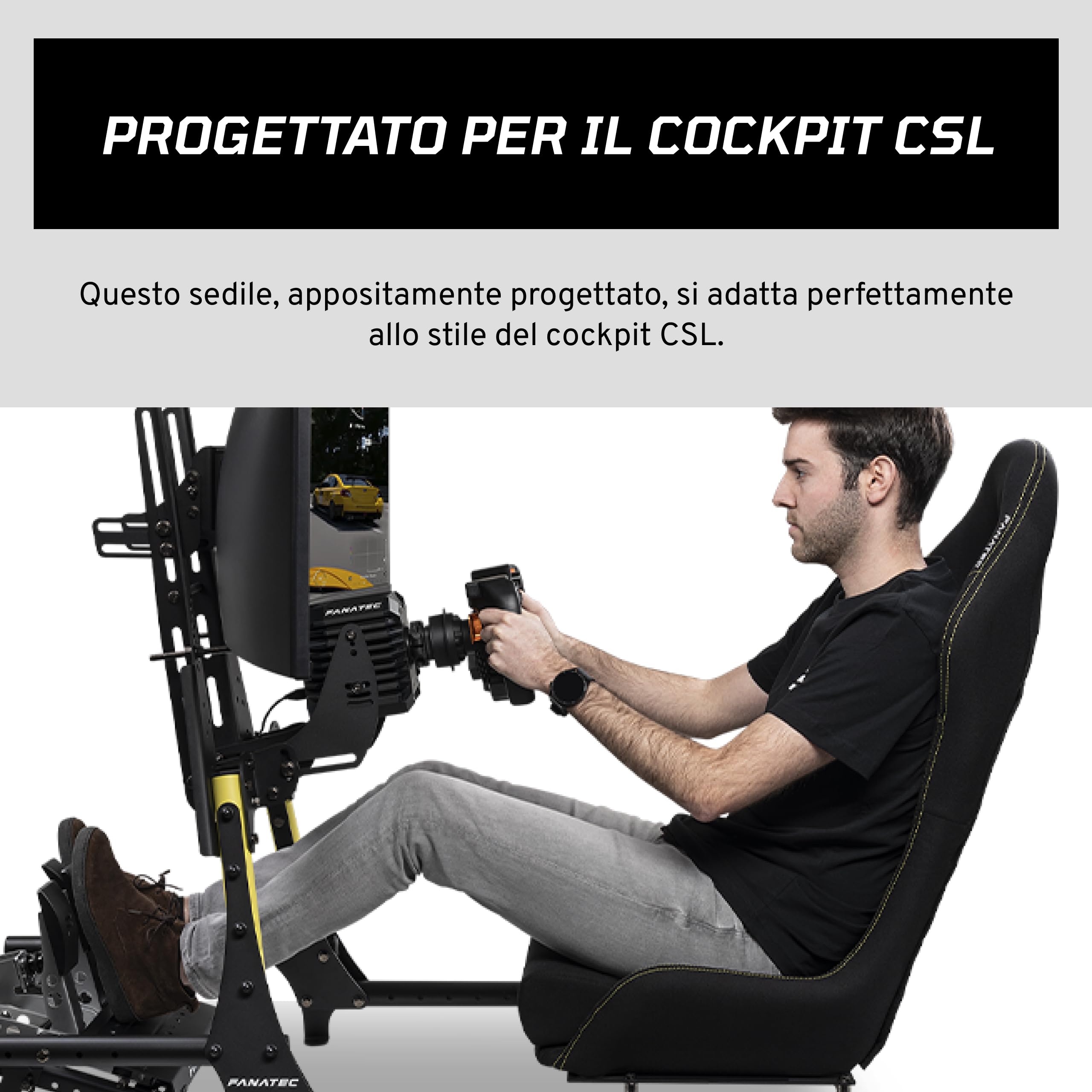 fanatec-csl-cockpit-seat-nero image 2