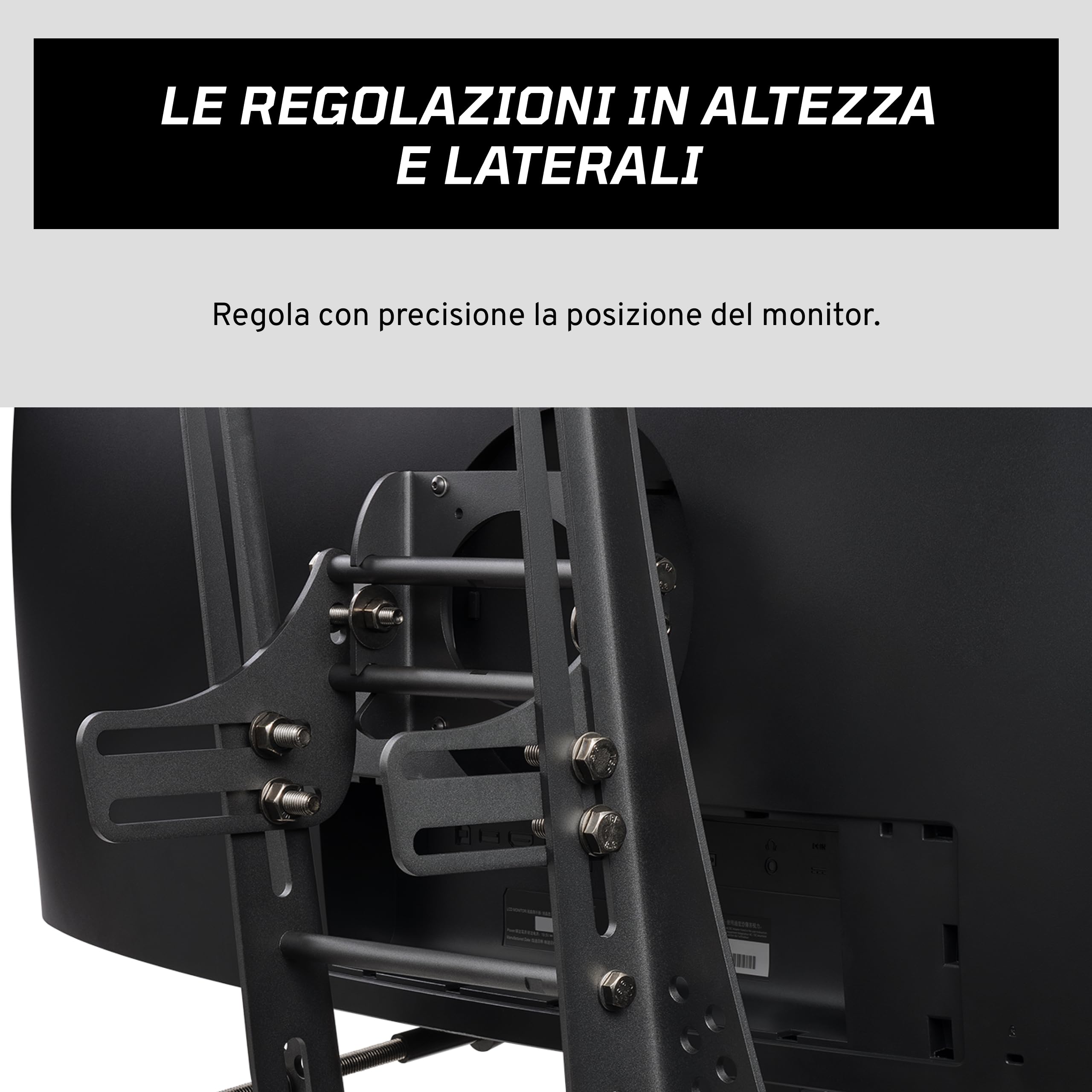 fanatec-csl-cockpit-supporto-monitor-regolabile-nero image 4